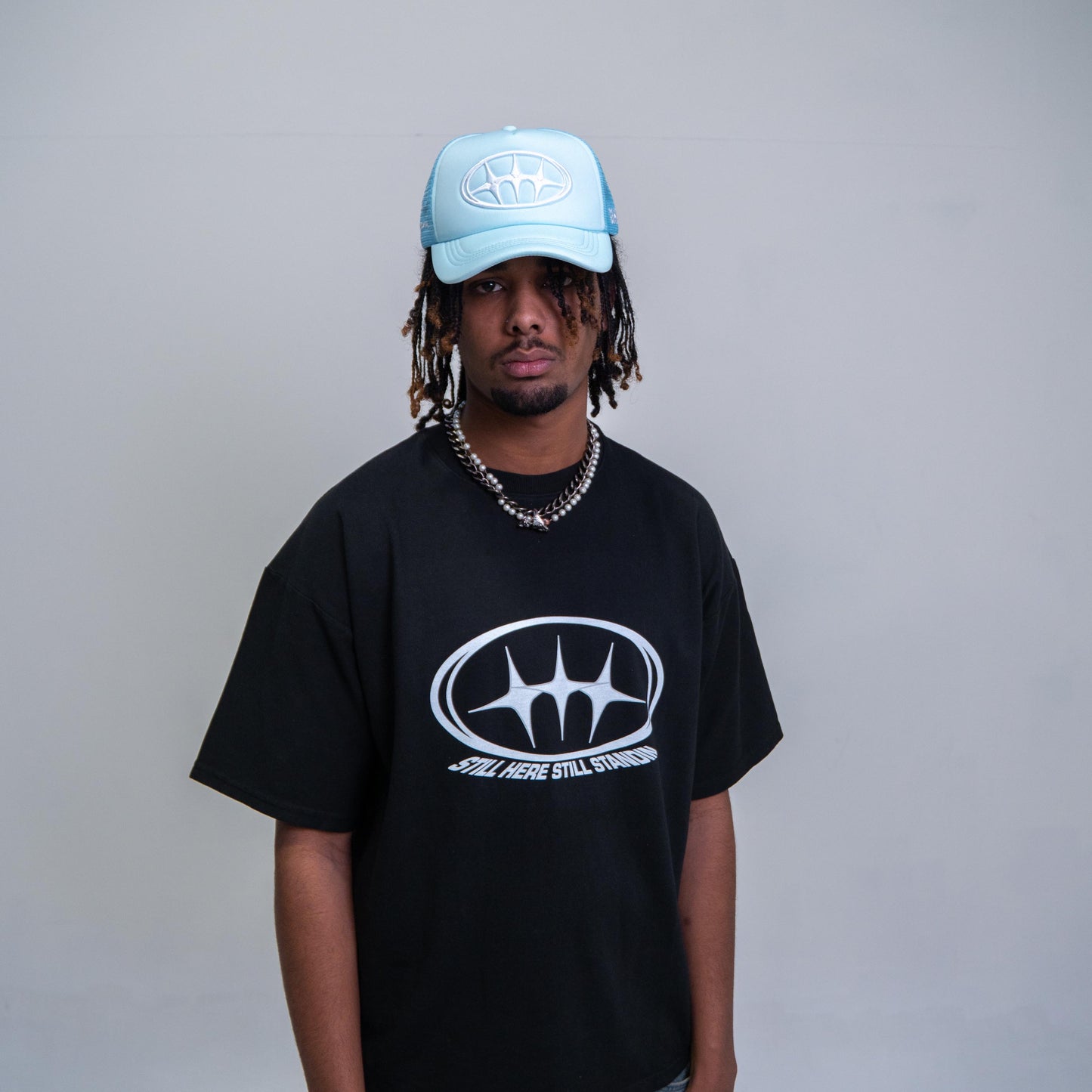 TRUCKER CAP - ICE BLUE