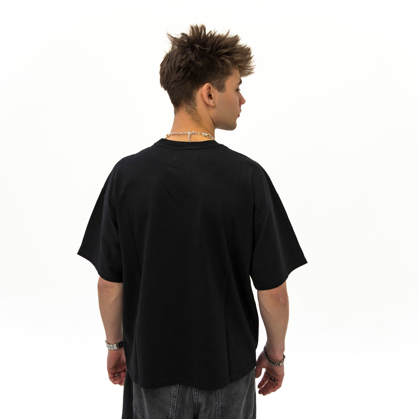 STARS LOGO TEE - BLACK