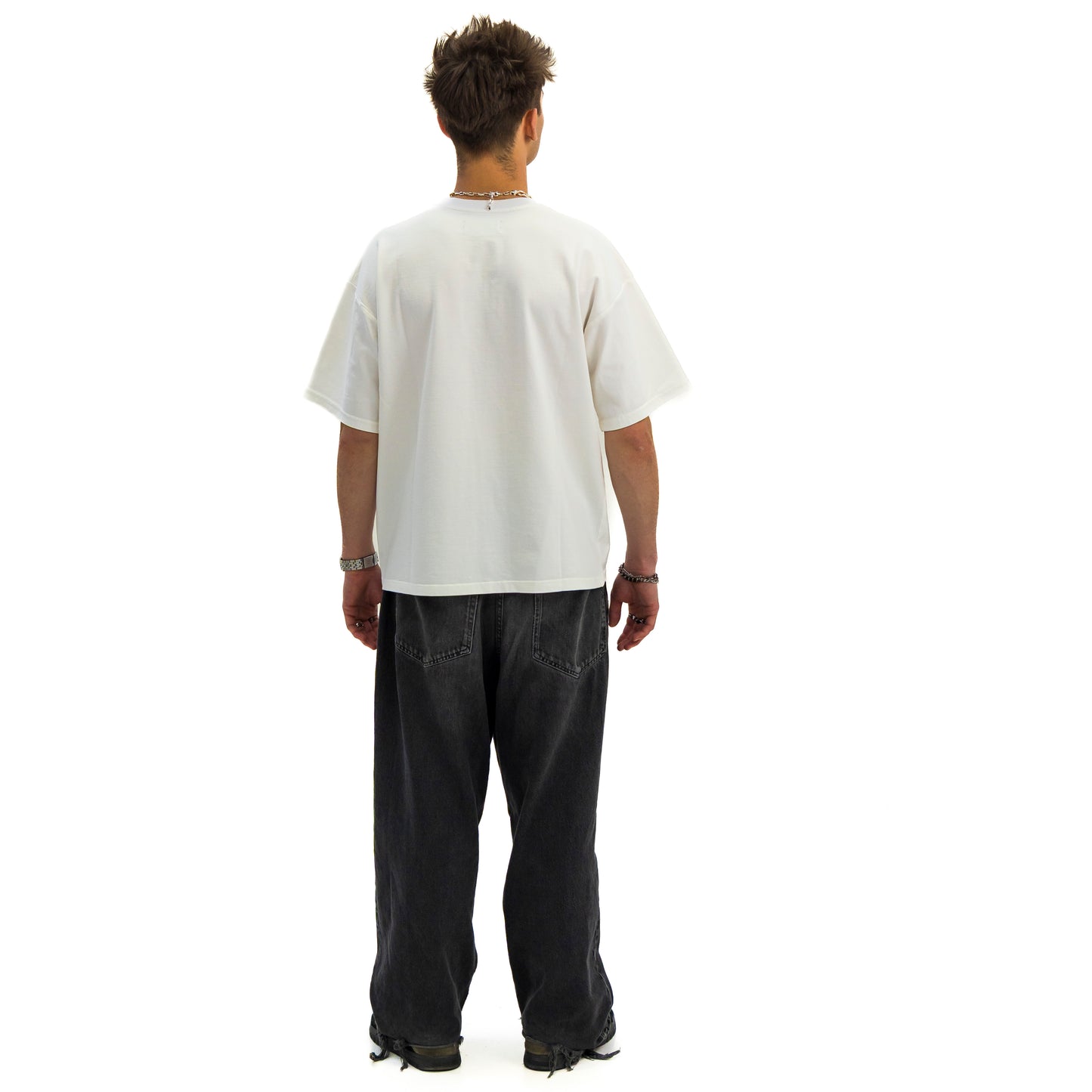 STARS LOGO TEE - BONE WHITE