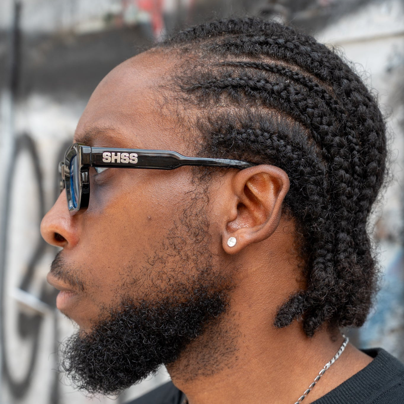 COLORFUL SUNGLASSES - BLACK/BLUE