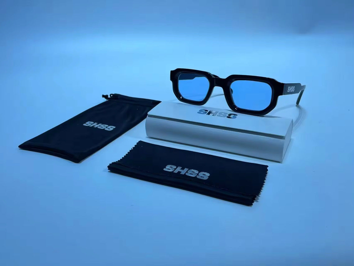 COLORFUL SUNGLASSES - BLACK/BLUE