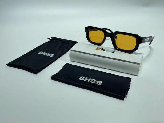 COLORFUL SUNGLASSES - BLACK/ORANGE