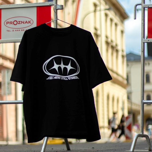 STARS LOGO TEE - BLACK